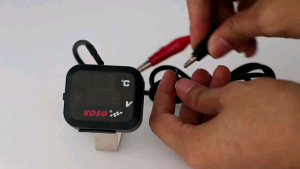 Volt Meter Voltmeter Aki Koso 3in1 & Charger Universal Semua Motor Waterproof Original