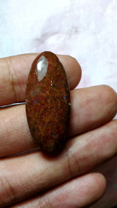 Batu akik badar asem merah natural