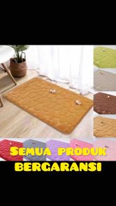 Keset Kamar Cendol & Keset Kamar Mandi Anti-Slip: Menyerap Air & Keset Kaki Karet