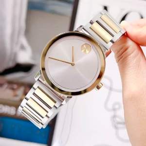 ĐỒNG HỒ NAM CHÍNH HÃNG Movado 3600887 Quartz White Dial Sapphire Demi Gold Stainless Steel For Men