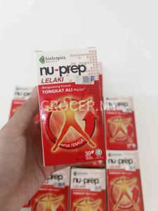 (Exp: 2028) Biotropics Nu-Prep Men Tongkat Ali 30 Capsules Supplement Health