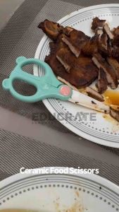 educratePH Ceramic Food Scissors with Case and Safety Cover