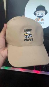 Topi Baseball Surfwave Pria Distro Model Korean Style Logo Bordir Surfwave