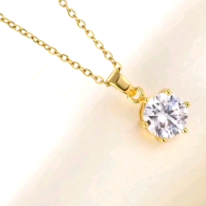 Xp.id - Kalung Wanita Titanium Diamond Simple Anti Karat