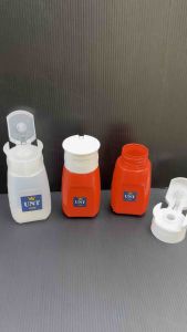 ขวดซอส ขวดบีบนมข้น ขวดใส่น้ำเชื่อม ฝาเปิด-ปิด คว่ำได้ 200ml UNT *ผลิตในไทย ปลอดภัยกับอาหาร*