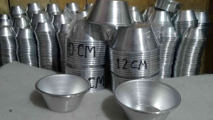 Isi 12pcs Mangkok Nasi Tim/ Kobokan Bahan Almunium Anti Karat