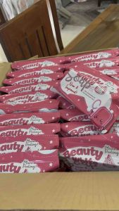 Pink Beauty Soap with "You Glow Girl" design new & improved 5-in-1 benefits 70g net weight for skin protection and radiance care.