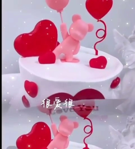 TOPPER KUE ULANG TAHUN BEAR BERUANG BONEKA TEDDY BEAR LOVE PAJANGAN BEAR KUE VALENTINE / HIASAN KUE ULANG TAHUN BERUANG HEART / PAJANGAN KUE ULANG TAHUN BERUANG LOVE / DEKORASI BEAR BERUANG KUE ULANG TAHUN