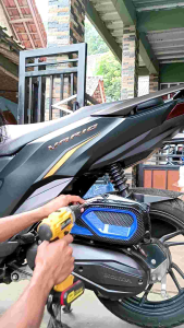 Cover Tutup Filter Vario125 / 150 Karbon Carbon Vario kzr 125 Vario new 125 Vario new 150