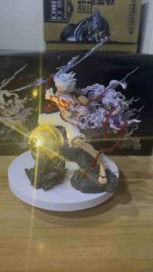 Anime Monkey d luffy gear 5 lighting knock off 22cm tall with led