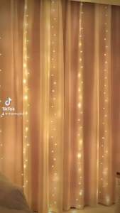 Bộ Đèn Led Thả Rèm Hiệu Ứng Mưa Rơi Đèn Nháy Thả Mành Đèn Led Trang Trí Trong Nhà Ngoài Trời Có Chỉnh Chớp Nháy