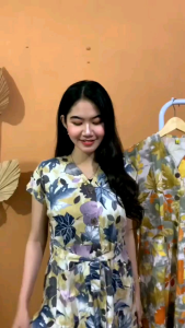 Daster Andin Daun Kancing & Busui Friendly: Desain Unik & Bahan Nyaman