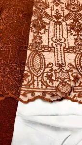 Bahan Kain Tile Saptop Full Bordir Terbaru harga 1/2 meter