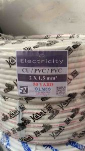 Kabel NYM SNI 2x15mm ECER PER METER KABEL LISTRIK KAWAT TEMBAGA MURNI