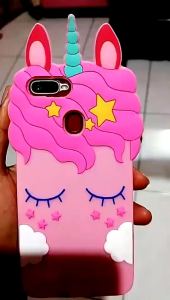 Casing Oppo A3S / C1 Softcase Unicorn Polos Pelindung Handphone Terbaik