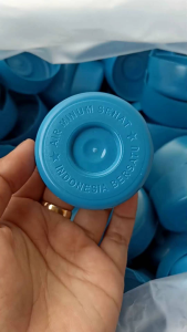 Tutup Galon Isi Ulang 200 Pcs Murah Warna Biru Bahan Elastis Anti Tumpah Anti Pecah Merek IB