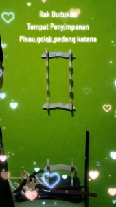 COD RAK STANDING DUDUKAN UNTUK KATANA PEDANG GOLOK DLL POLOS