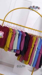 MERMAID SET KIDS (3THN-13THN) CELANA CARGO CRINKLE PRINTING | SETELAN MERMAID | ONE SET ANAK REMAJA | SETELAN ANAK KEKINIAN | SETELAN ANAK PEREMPUAN | ONE SET KOMBINASI POLOS | OOTD ANAK SET CELANA CARGO ANAK REMAJA | SETELAN ANAK BAYI 3TH 4TH 5TH 6TH 7TH