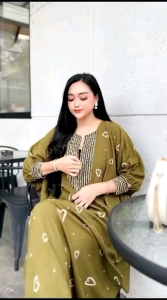 Kaftan Renda Sultan Mirah Busui Jumbo Kekinian / Gamis Kaftan Renda