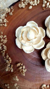 Bunga Kulit Jagung Melati 6cm: Penggunaan & Dekorasi