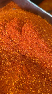 พริกป่น เผ็ดมาก คั่วเตาฟืนกลิ่นหอม ปรุงอาหารได้อร่อย พริกมังกรพ่นไฟ 1 kg. (แดงโล)