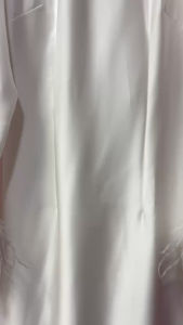 [ SẴN HÀNG - HOẢ TỐC 2H ] ÁO DÀI NỮ LỤA TRƠN BẢO NGỌC TAY ĐÍNH LÔNG  CỔ ĐÍNH ĐÁ CAO CẤP MẶC ĐI TIỆC  CƯỚI HỎI