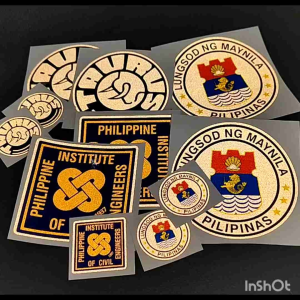 pice philippine institute of civil engineer logo 3M reflective laminated sticker for cars motorcyle gadgets laptop etc.
