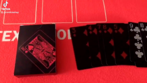 Kartu Remi Merah Black