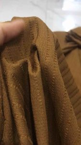 Vải voan xốp thêu màu nâu mềm co giãn nhẹ (khổ 1m5)may đầm váyáo kiểu đồ bộ