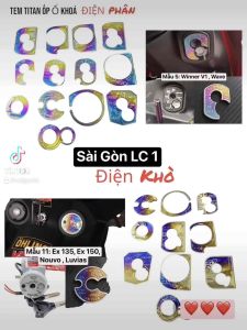 Tem Titan Dán Ổ Khoá Xe Honda Yamaha Suzuki - LC 1