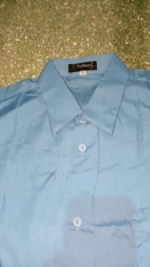 SERAGAM SEKOLAH TK SD MI SMP SMA KEMEJA BIRU LENGAN PENDEK DAN PANJANG