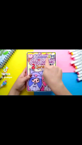 Kuromi My Melody Sanrio Buku Merangkai Edukasi Bongkar pasang Mainan Peran