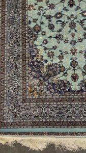 "Exquisite Persian Silk on Silk Hall Runner: Intricate Design Luxurious Craftsmanship Made in Iran (Size: 80x300 cm)"