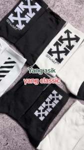 Kaos Kaki Motif OldSchool Distro Panjang Vintage Premium Tebal - Hosela Project