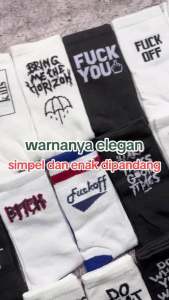 Kaos Kaki Motif Panjang OldSchool Distro Vintage Tebal - Hosela Project