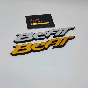 Emblem Logo Beat Akrilik Free Double Tape - Emblem Mirror Akrilik Beat