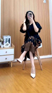 DASTER CIBI TERBARU MATT RAYON PREMIUM SIZE JUMBO LENGAN PENDEK DRESS WANITA MURAH BEST SELLER