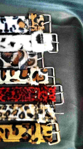 ikat pinggang motif leopard