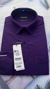 (8N2054) Áo sơ mi Việt Tiến tay dài form regular fit hơi ôm