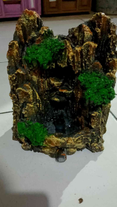 tebing air terjun pasir aquascape 20cm