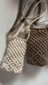 FIONA Macrame Handmade Tas HP Tas Selempang Dompet HP