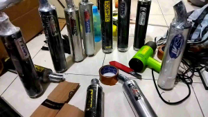 Slincer Knalpot 2 Tak Carbon Kevlar Original Ninja RR R SS Fiz R RX King Corse CMS DBS Tosh tec Tyga Arrow Aitech