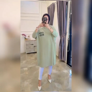 ATASAN TUNIK BATWING WANITA TERBARU / TUNIK  KAOS KNIT TERLARIS KEKINIAN