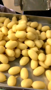 เครื่องทำเม็ดขนุน เป็นเครื่องทำขนมกึ่งอัตโนมัติหยอดเนื้อถั่วลงไปสามารถออกมาเป็นรูปเม็ดขนุนได้ทันที (ลูกค้าเลือกขนาดของขนมได้) ลูกค้าเพียงนำไปจุ่มไข่ หยอดลงในน้ำเชื่อมสามารถนำไปขายได้เลย