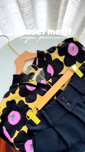 One Set Kemeja Oversize Motif Polka Rayon Premium / Setelan Wanita Kekinian Atasan+Celana