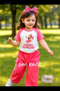 SETELAN ANAK PEREMPUAN BALLERINA USIA 1-10 THN ONESET KNIT ANAK PERMPUAN