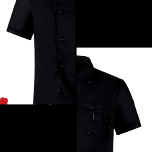 Baju Koki Terbaru 2024 Chef Jacket Kemeja Koki Seragam Chef Lengan Pendek