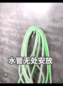 OHHDEER Stainless Steel Garden Hose Holder Wall Mount Water Hose Holder Hook Hose Hanging Storage Hook