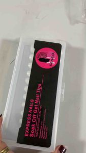 (073)PVC soft gel tips(Oval medium)ทรงเล็บมน ยืดหยุ่นดี ไมแตกหักง่าย soft gel tips