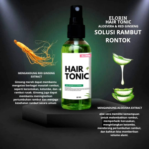 By Elorin Hair Tonic Rambut Red Ginseng Dan Aloevera Pria Wanita 60ml